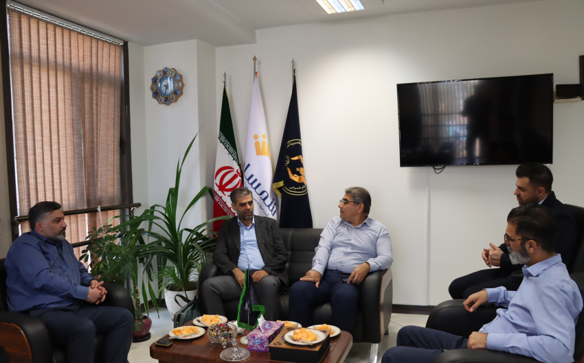 دیدار مدیرعامل شرکت ساناکارت با مدیرعامل مهرامداد(شمساما) در راستای گسترش همکاریهای مشترک