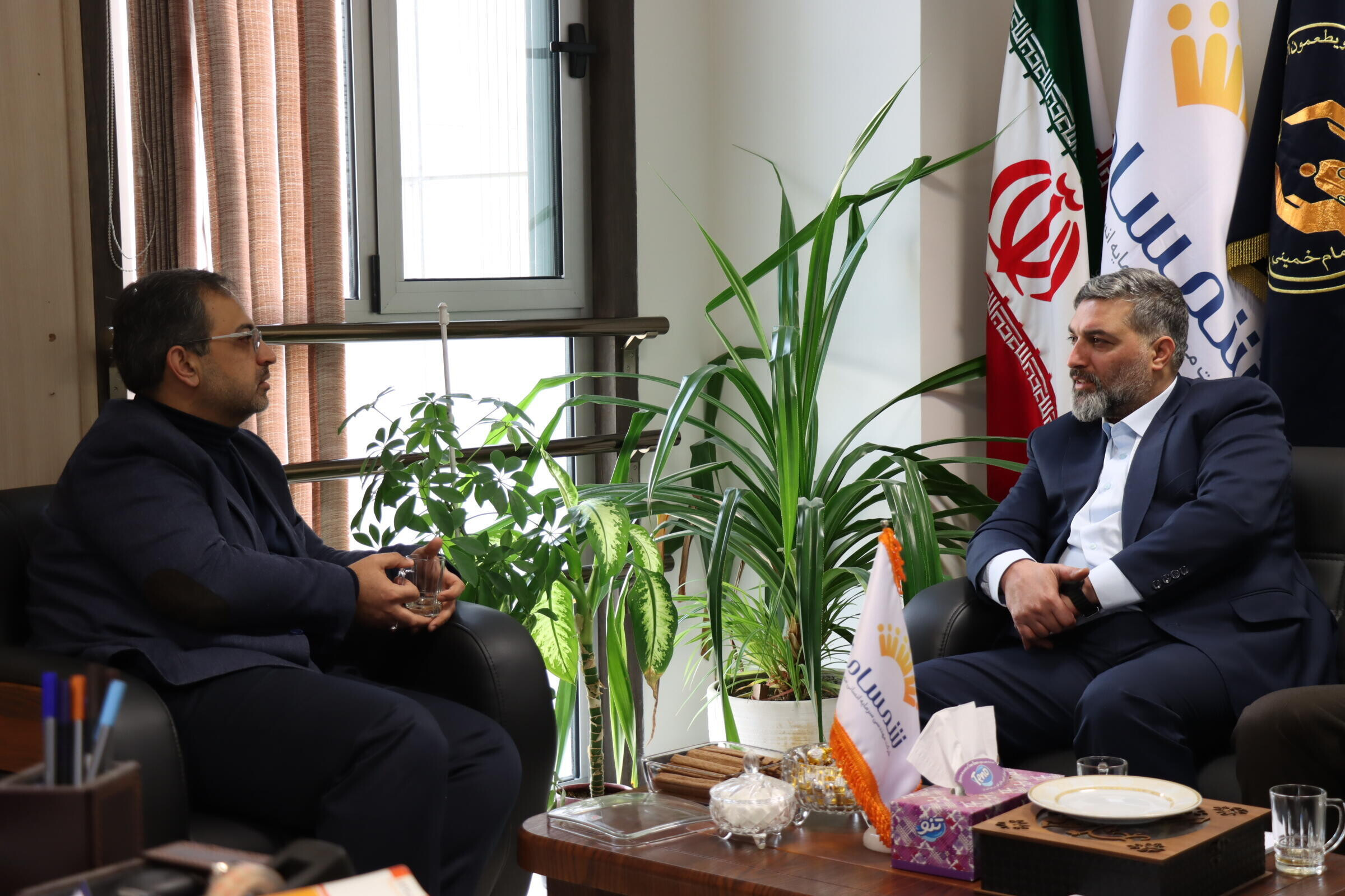 ارایه توانمندی های آموزشی شرکت همایند در جلسه مشترک با مدیرعامل شرکت مهرامداد (شمساما)